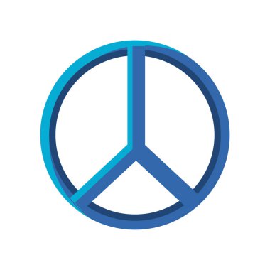 Uluslararası insan hakları, mavi barış ve aşk işareti ayrıntılı