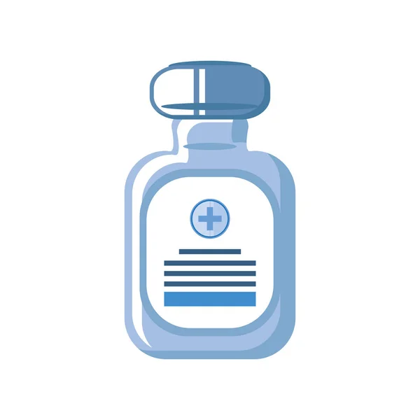 Medicamento de prescripción farmacéutica botella médica — Vector de stock
