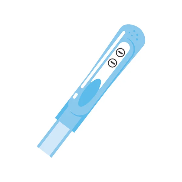Test ciążowy analiza domowa pojedyncza szczegółowa ikona — Wektor stockowy