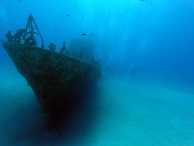 Malta açıklarında güzel bir gemi enkazı