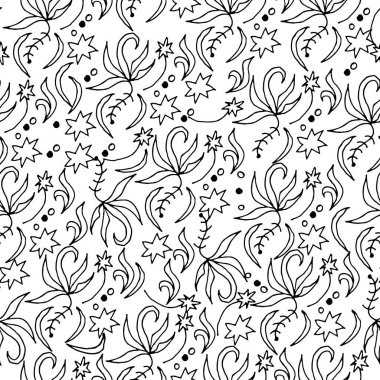 Beyaz arka planda mavi renkte deniz deseni