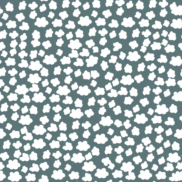 Beyaz arka planda mavi renkte deniz deseni