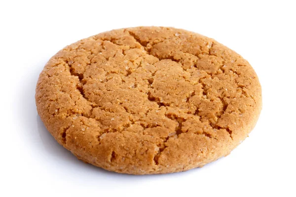 Single round ginger biscuit. — Stock Photo, Image