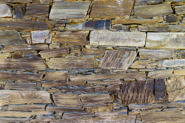 Background of old rustic slate wall. — Stock Photo, Image