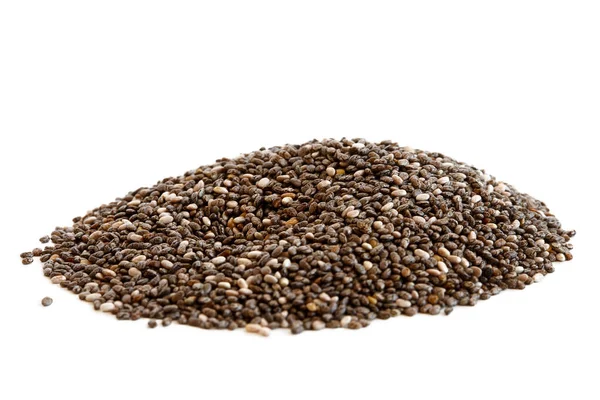 Amontoado de sementes de chia — Fotografia de Stock