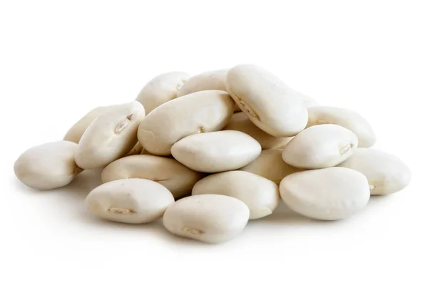 Heap of dry butter beans — Stock Photo, Image