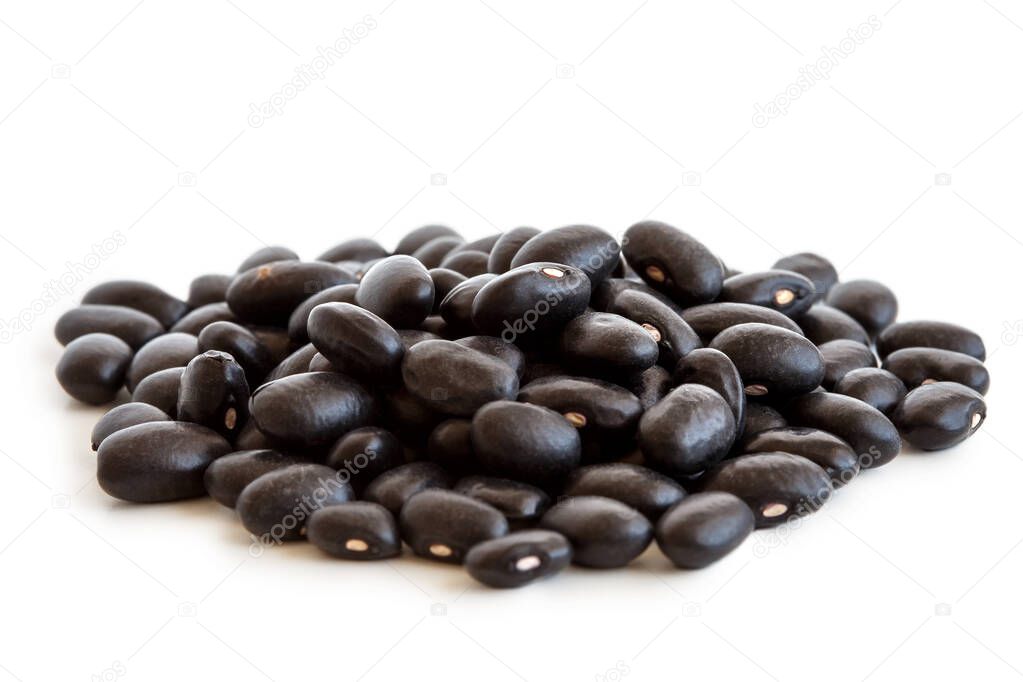 Heap of black beans