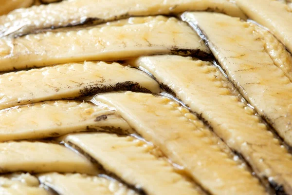 Фон анчоусов филе в масле организован в herringbone похлопывания — стоковое фото