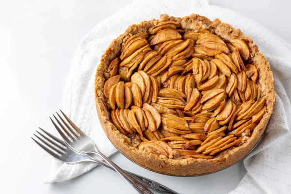 Homemade Freshly Baked Apple Pie — Stock Photo, Image