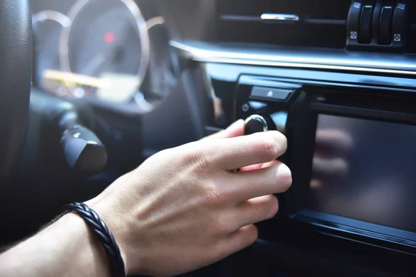 Closeup Photo Car Control Panel Closeup Photo — Stock Photo, Image