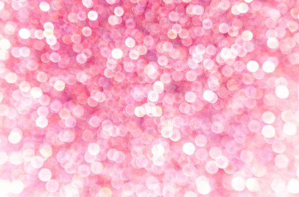 Pink abstract bokeh background, creative design. holiday decoration. — Stock Photo, Image