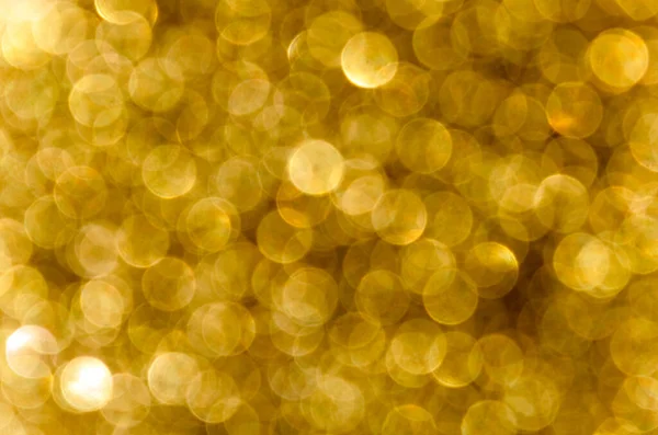 Plantilla vintage con luces bokeh de fondo dorado. Decoración de fiesta. — Foto de Stock
