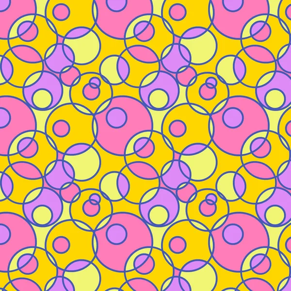 Bright Seamless Pattern Colorful Bubbles — Stock Photo, Image