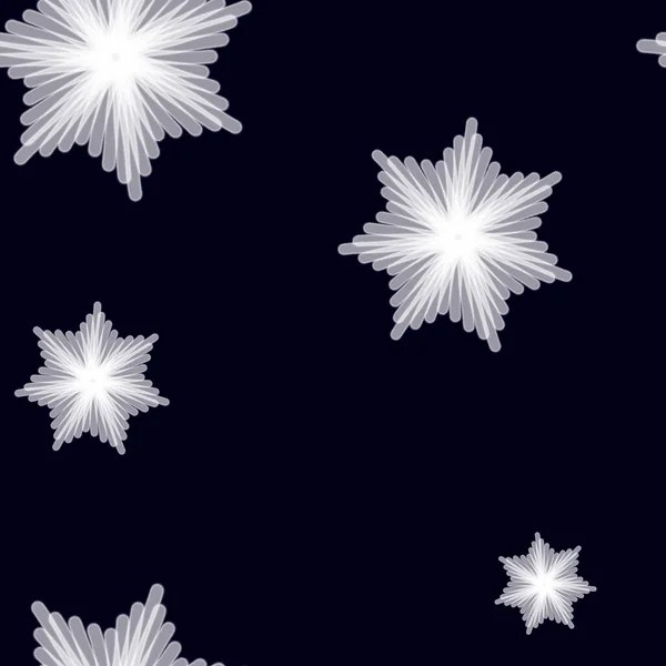 Estrelas Translúcidas Brancas Padrão Sem Costura — Fotografia de Stock