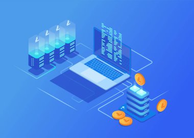 Kripto para birimi araştırma grubu sunucusu. Veri Merkezi