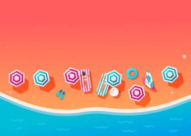 İnsanlar yüzmek ve güneşlenmek. 