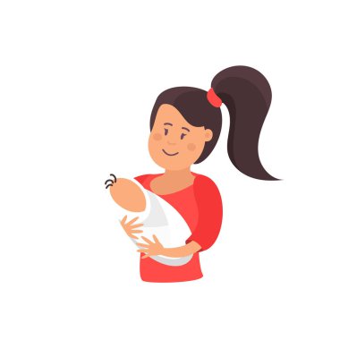 Anne aşk mutlu anneler günü illüstrasyon 