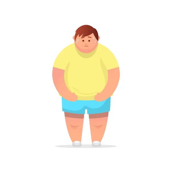 Dieta e sport. Illustrazione vettoriale cartone animato . — Vettoriale Stock