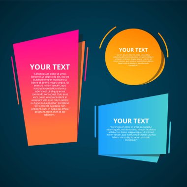 Vektör soyut hız geometrik origami afiş 