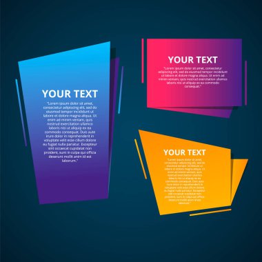 Vektör soyut hız geometrik origami afiş 