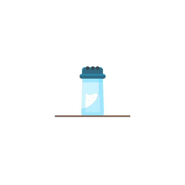 Salz shaker.vector Illustration Cartoon flaches Symbol — Stockvektor