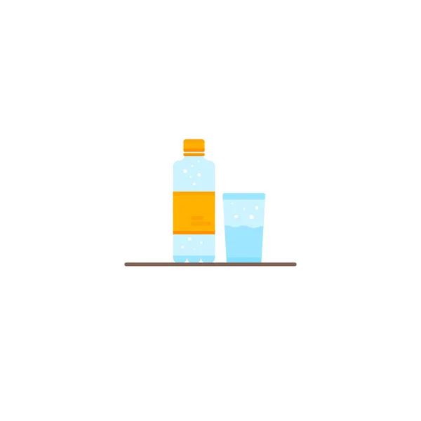 Vaso de agua — Vector de stock