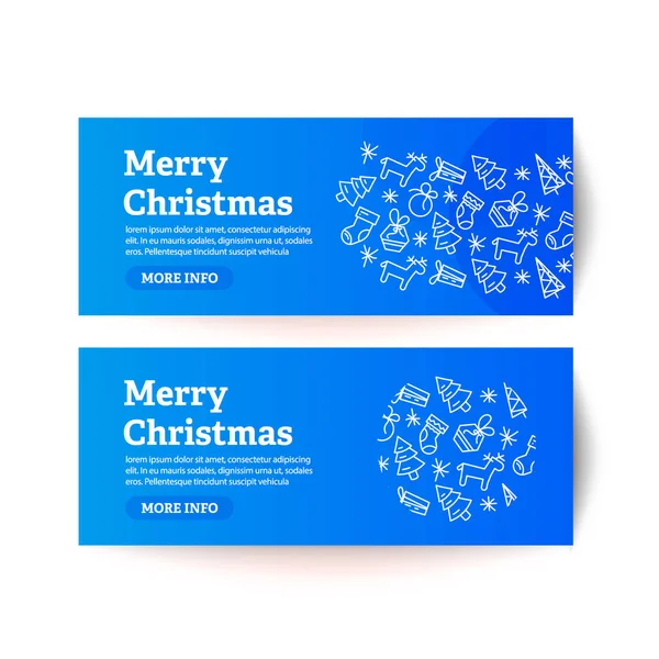 Noel tebrik kartı vektör illüstrasyonu