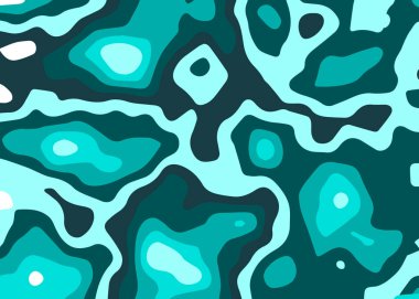 Afiş için soyut gerçekçi kağıt süsleme