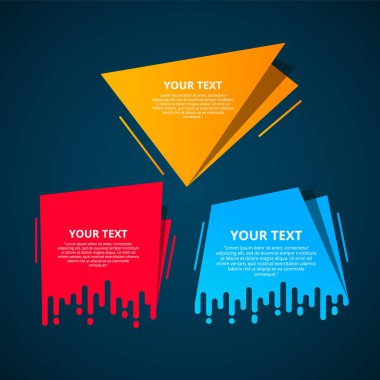 Vektör soyut hız geometrik origami afiş 