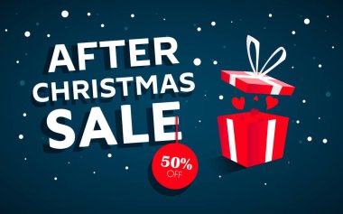 Noel afiş, Xmas kar taneleri