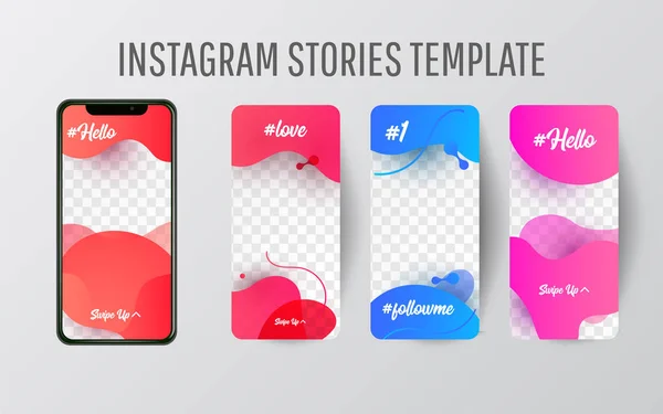 Upravitelná šablona Instagram Stories. Streaming. — Stockový vektor