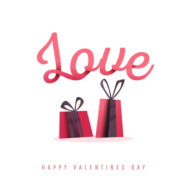 Feliz Día de San Valentín diseño — Vector de stock