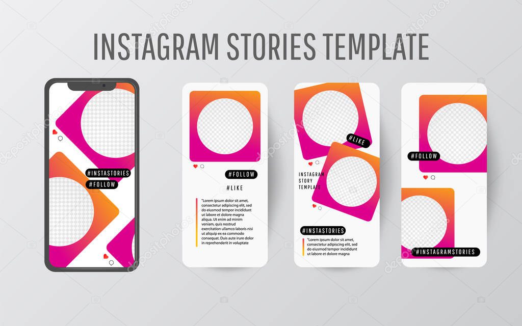 Editable Stories template. Streaming.