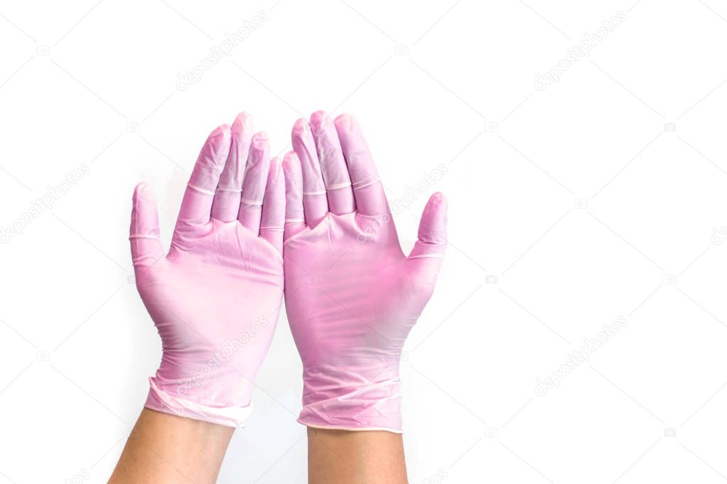 Medical glove to protection and care for patients.