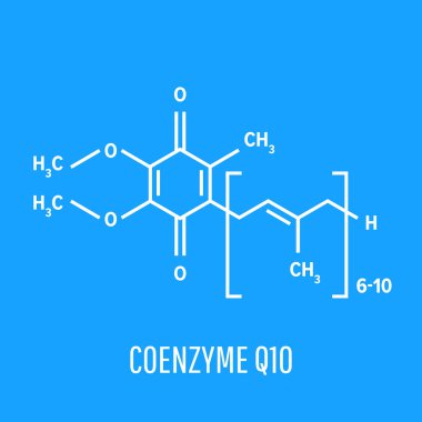 Coenzyme Q is necessary for the normal functioning of living organisms clipart