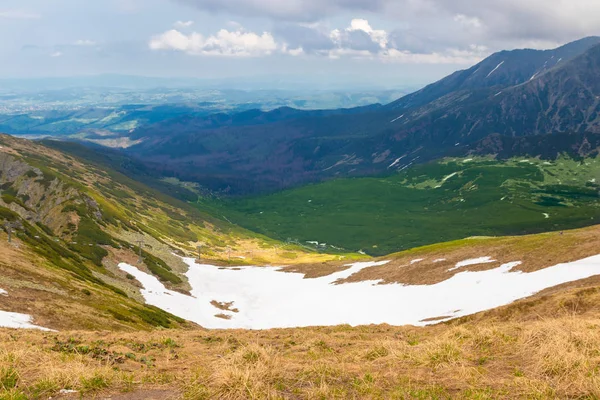 View from the top of Kasprowy Wierch mount. Tatry, Poland. — Stock Photo, Image