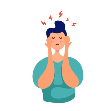 Genç adam duygularını altüst etti. İş yerinde stres.