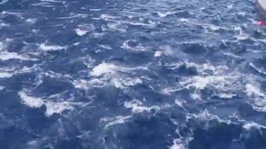 Su yüzey dokusu. Looping temiz yüzme havuzu dalgalanmalar ve dalga. Deniz Su Dalgaları Yüzey