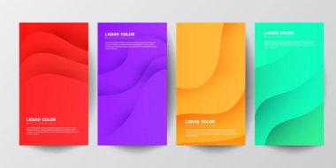 Trendy hikayeler şablonu. Sosyal medya için tasarım.