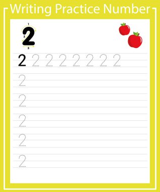 Yazma alıştırması iki numara.