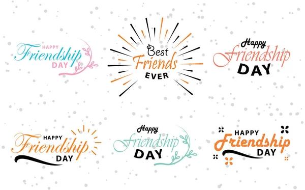 Happy Friendship day — Stock Vector