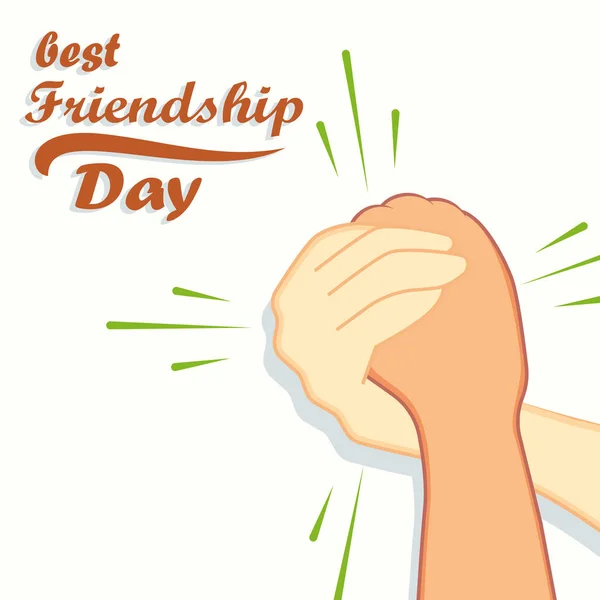 Happy Friendship day — Stock Vector