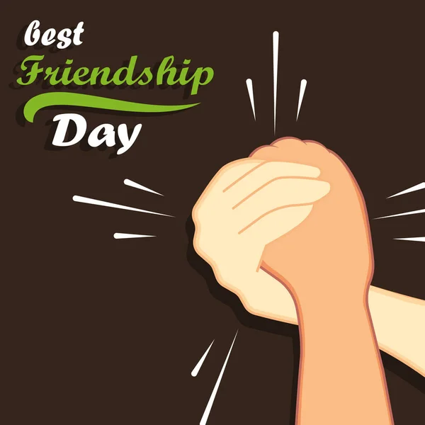 Happy Friendship day — Stock Vector