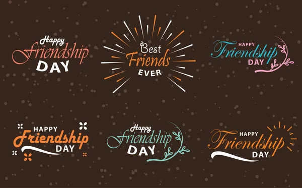 Happy Friendship day — Stock Vector