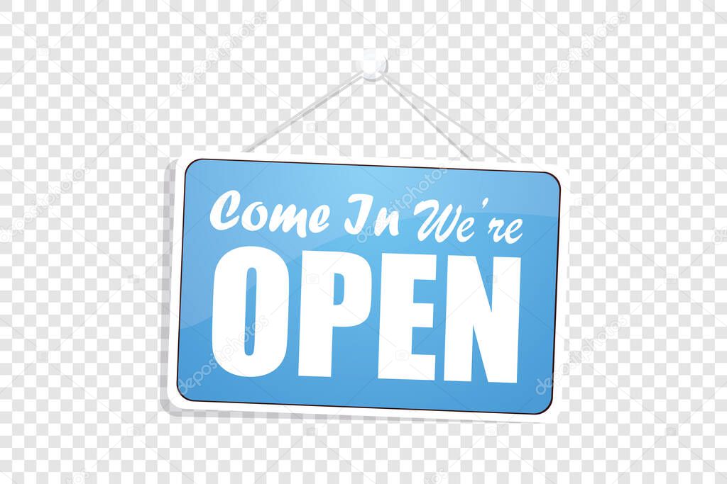 Come in we are open