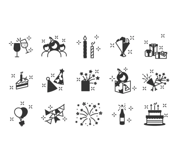 Mutlu doğum günü simgeleri