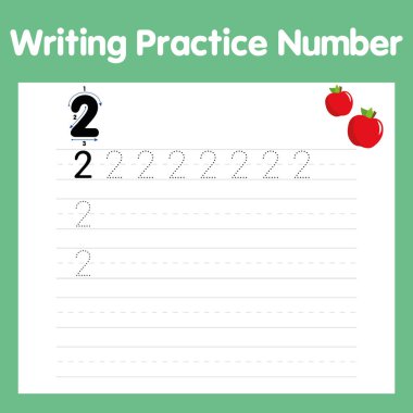 Yazma alıştırması iki numara.