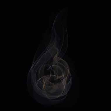 Gerçekçi şeffaf duman