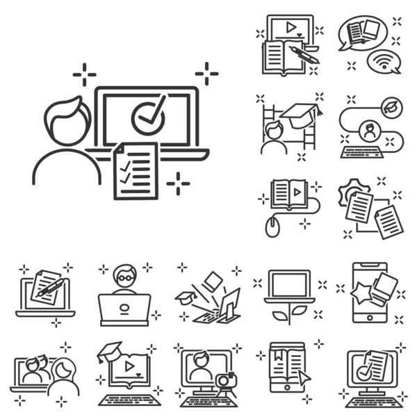 Çevrim içi eğitim simgesi