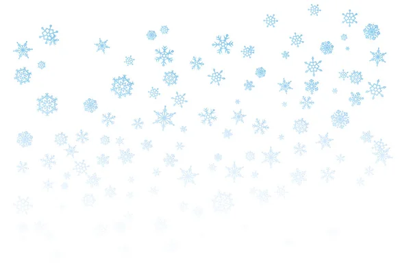 Schnee zu Weihnachten — Stockvektor